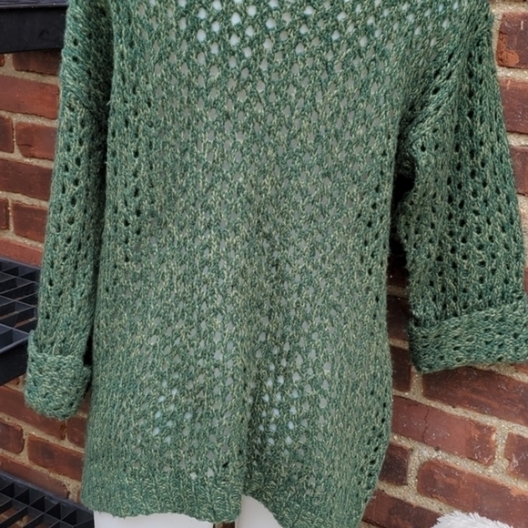 Honeycomb open weave sweater XL - Picture 2 of 10